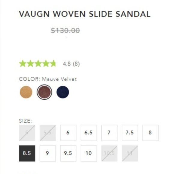 $98 *NEW* SAM EDELMAN VAUGN WOVEN SLIDE SANDAL - Picture 2 of 9